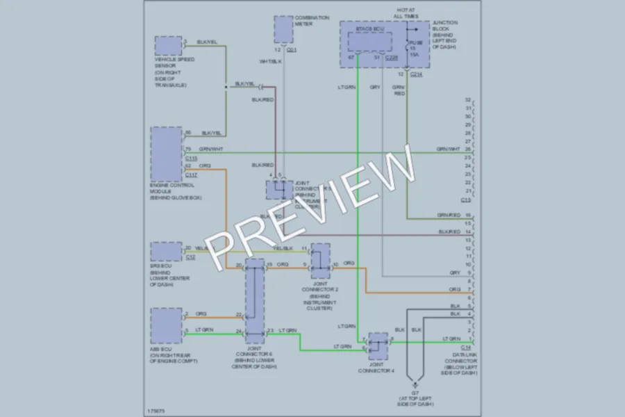2004 Mitsubishi Lancer Computer Data Lines wiring diagram preview