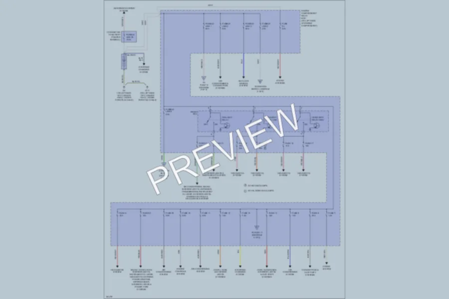 2004 Mitsubishi Lancer Power Distribution wiring diagram preview