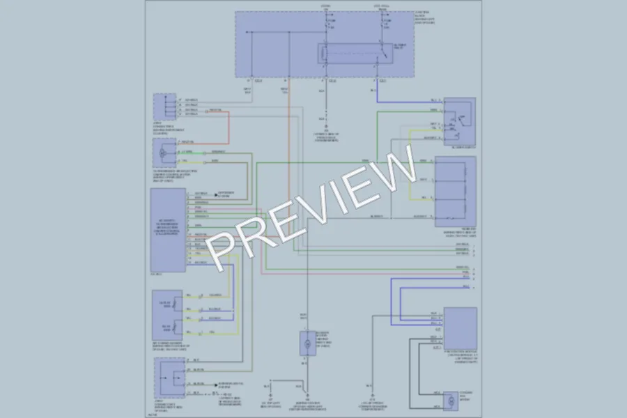 2004 Mitsubishi LancerEvolution Air Conditioning wiring diagram preview