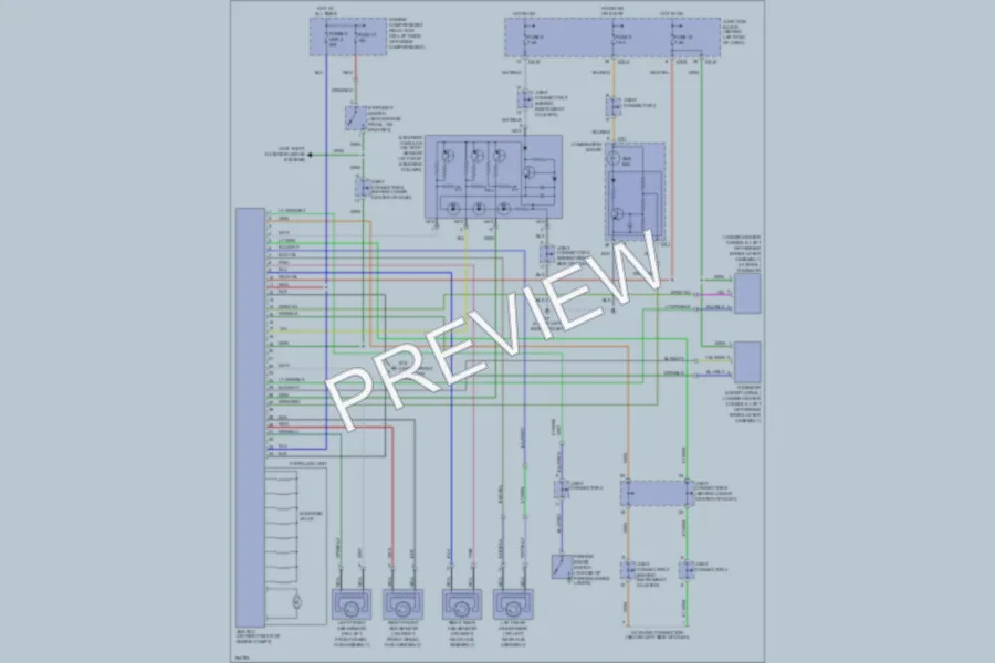 2004 Mitsubishi LancerEvolution Anti Lock Brakes wiring diagram preview