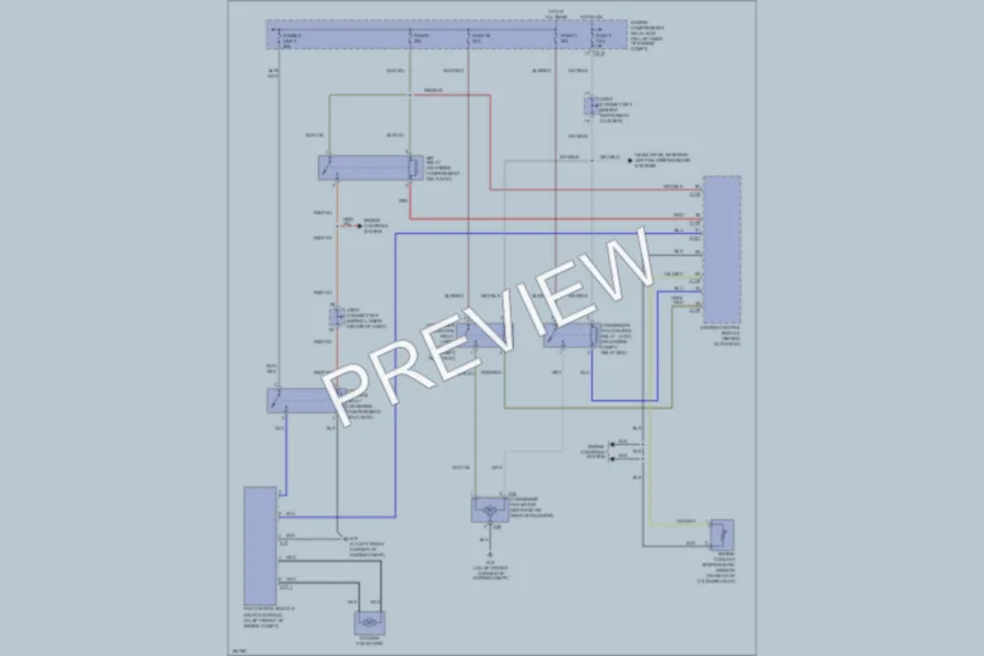 2004 Mitsubishi LancerEvolution Cooling Fan wiring diagram preview