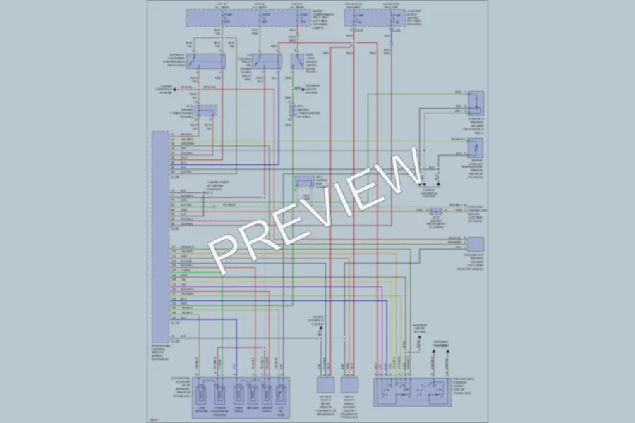 2004 Mitsubishi LancerSportback Transmission wiring diagram preview