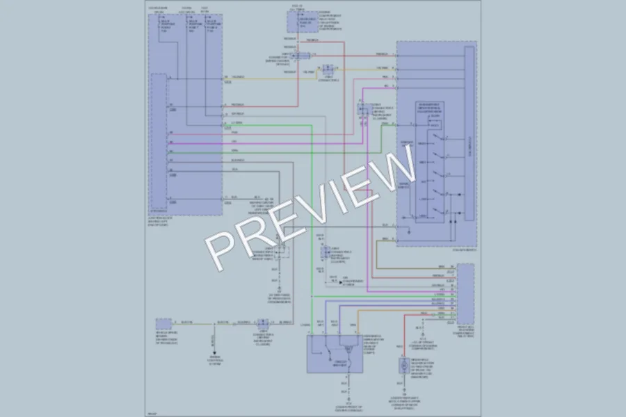 2004 Mitsubishi LancerSportback Wiper Washer wiring diagram preview