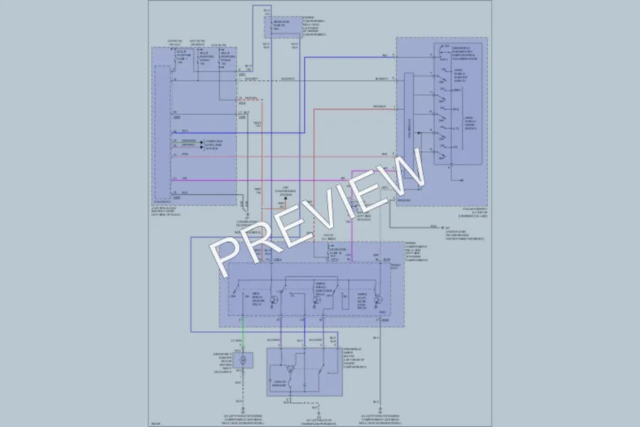 2004 Mitsubishi Montero Wiper Washer wiring diagram preview