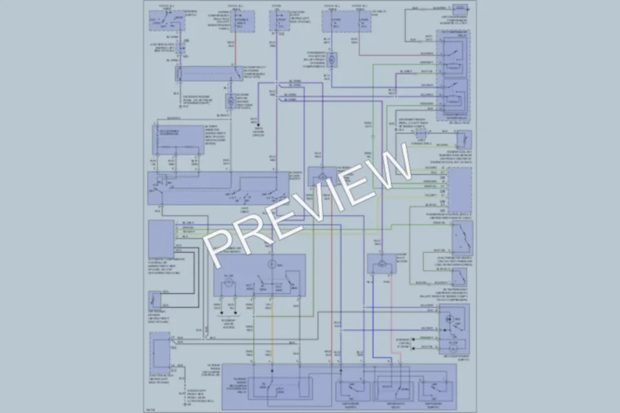 2004 Mitsubishi MonteroSport Air Conditioning wiring diagram preview