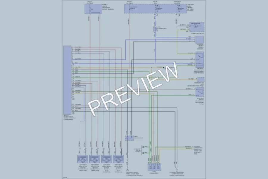 2004 Mitsubishi MonteroSport Anti Lock Brakes wiring diagram preview