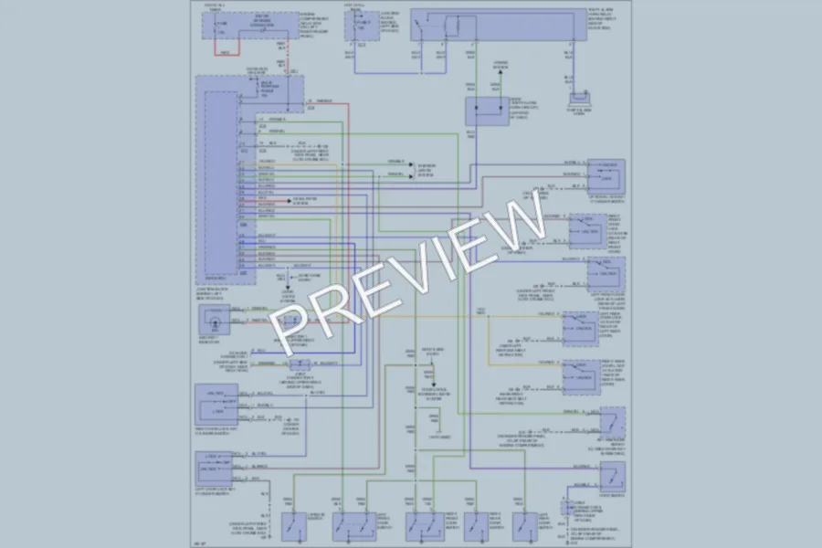 2004 Mitsubishi MonteroSport Anti Theft wiring diagram preview