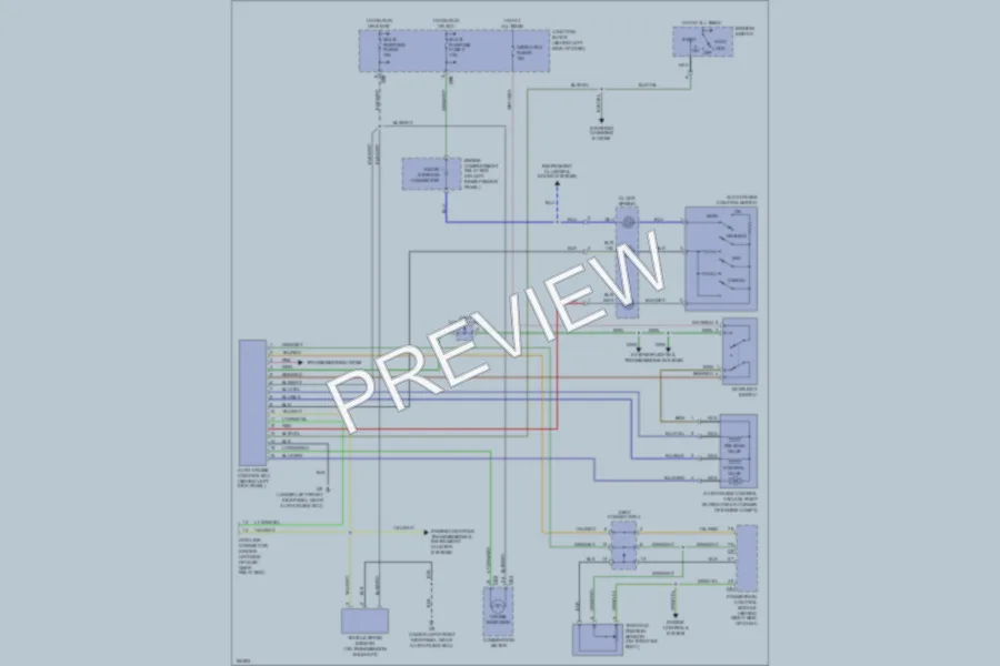 2004 Mitsubishi MonteroSport Cruise Control wiring diagram preview