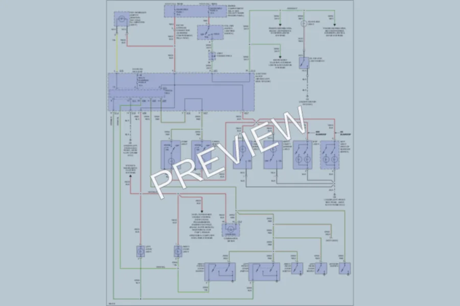 2004 Mitsubishi MonteroSport Interior Lights wiring diagram preview