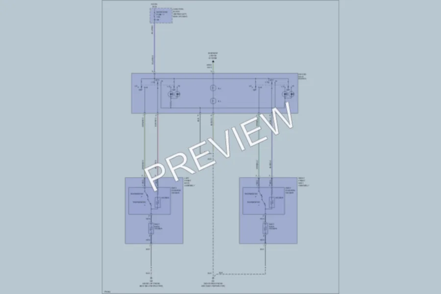 2004 Mitsubishi MonteroSport Power Seats wiring diagram preview