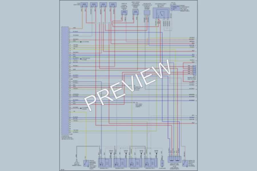 2004 Mitsubishi Outlander Engine Performance wiring diagram preview