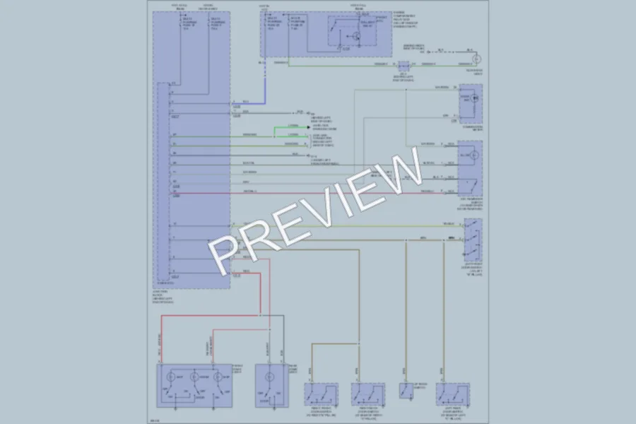 2004 Mitsubishi Outlander Interior Lights wiring diagram preview