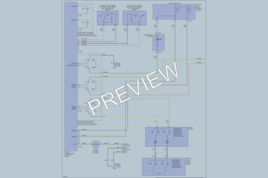 2004 Mitsubishi Outlander Supplemental Restraints wiring diagram preview
