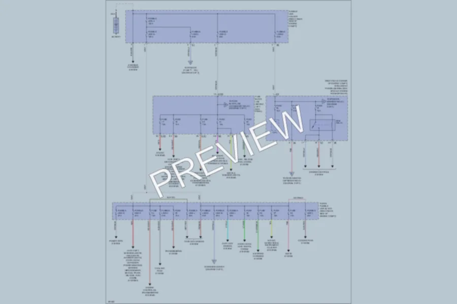 2004 Nissan 350Z Power Distribution wiring diagram preview
