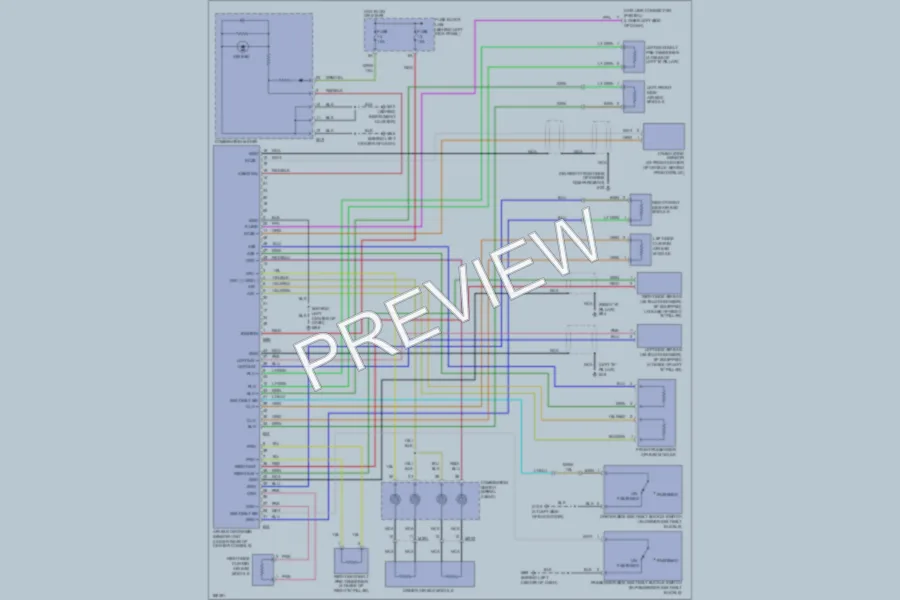 2004 Nissan 350Z Supplemental Restraints wiring diagram preview