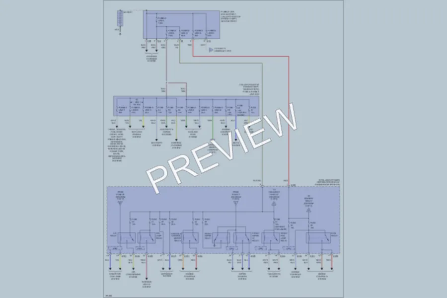 2004 Nissan Altima Power Distribution wiring diagram preview