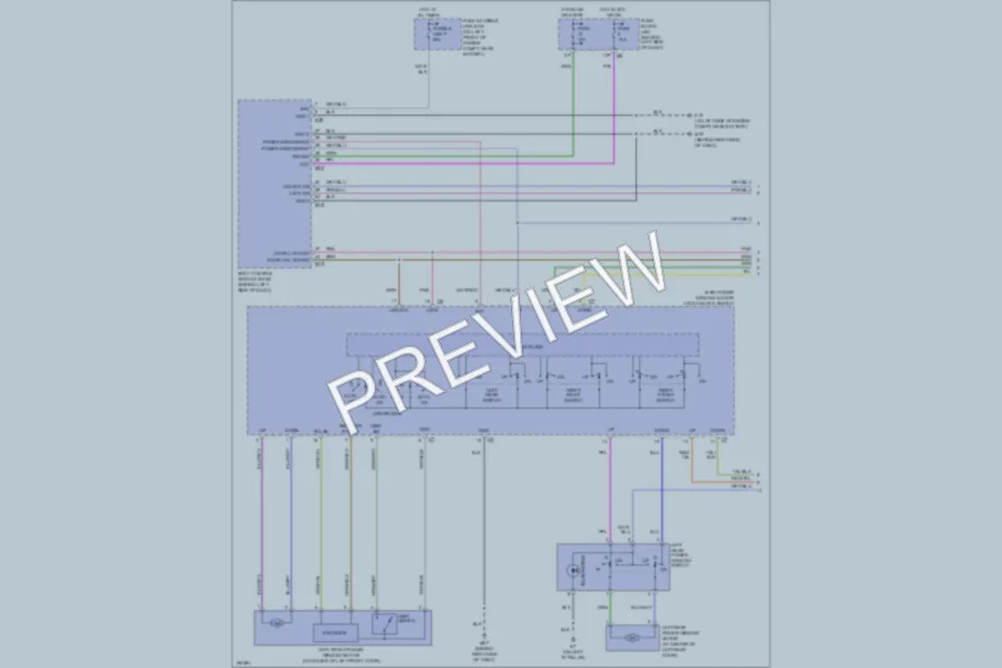 2004 Nissan Altima Power Windows wiring diagram preview