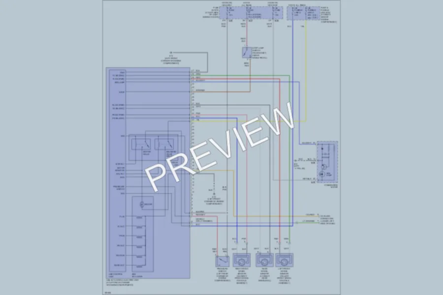 2004 Nissan Frontier Anti Lock Brakes wiring diagram preview