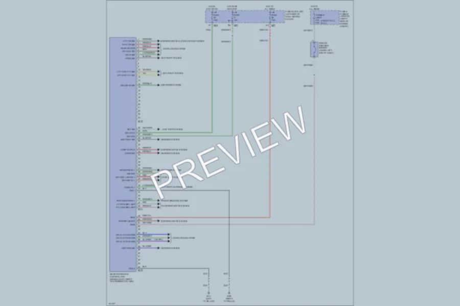 2004 Nissan Frontier Body Control Modules wiring diagram preview