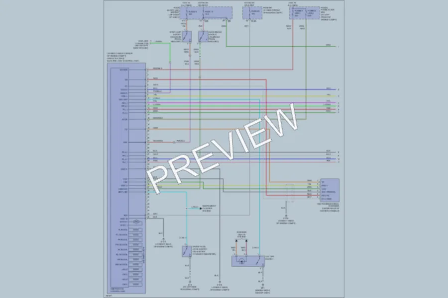 2004 Nissan Maxima Anti Lock Brakes wiring diagram preview