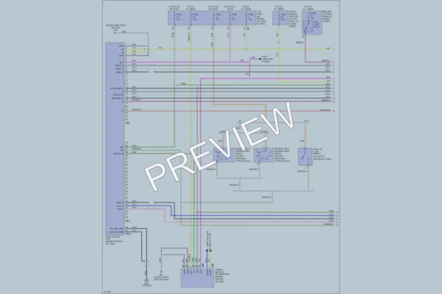 2004 Nissan Maxima Navigation wiring diagram preview