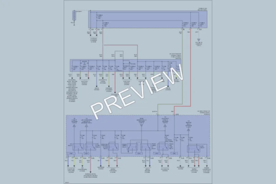 2004 Nissan Maxima Power Distribution wiring diagram preview