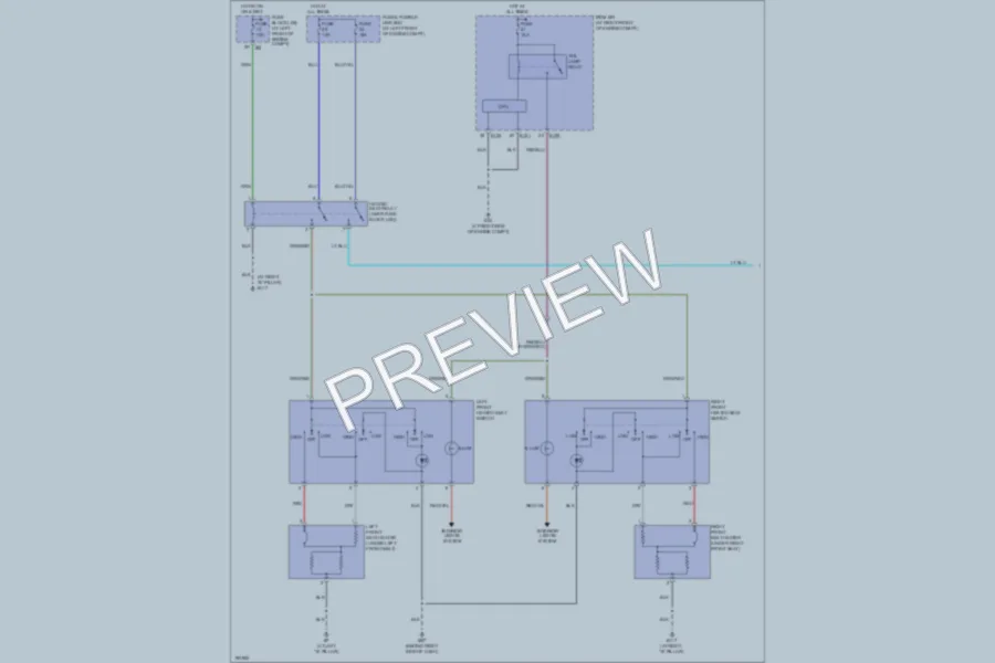 2004 Nissan Maxima Power Seats wiring diagram preview