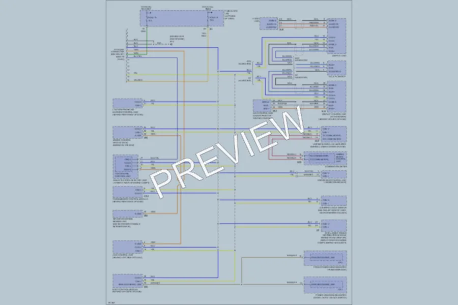 2004 Nissan Murano Computer Data Lines wiring diagram preview