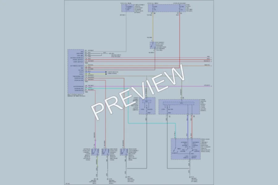 2004 Nissan Murano Interior Lights wiring diagram preview