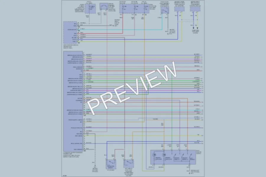2004 Nissan Murano Memory Systems wiring diagram preview