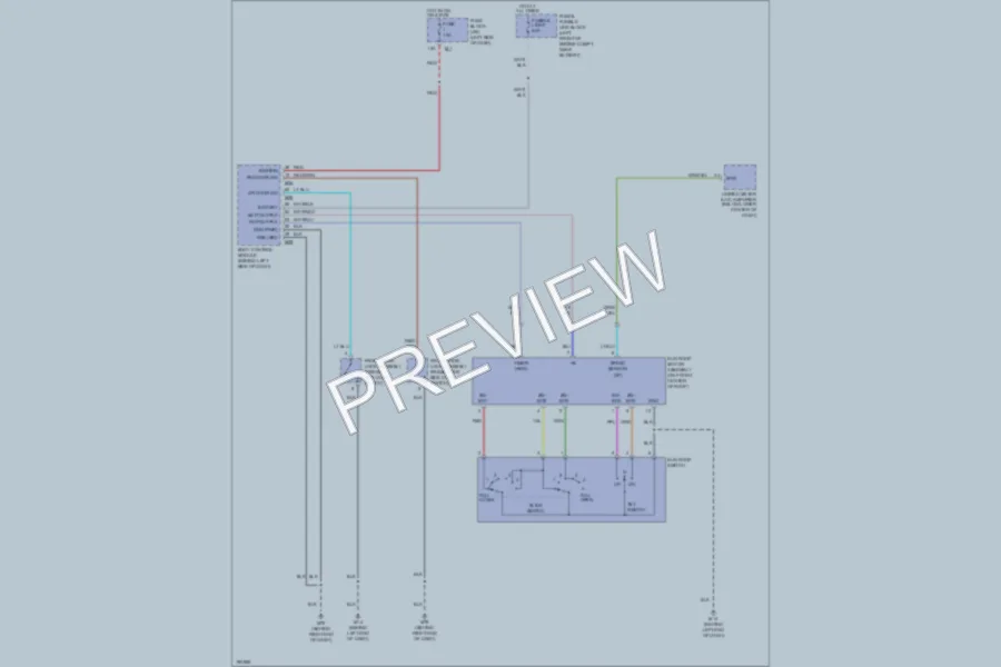 2004 Nissan Murano Power Top Sunroof wiring diagram preview