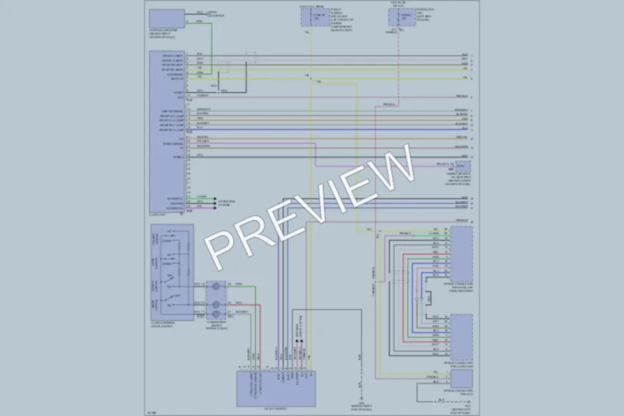 2004 Nissan Murano Radio wiring diagram preview