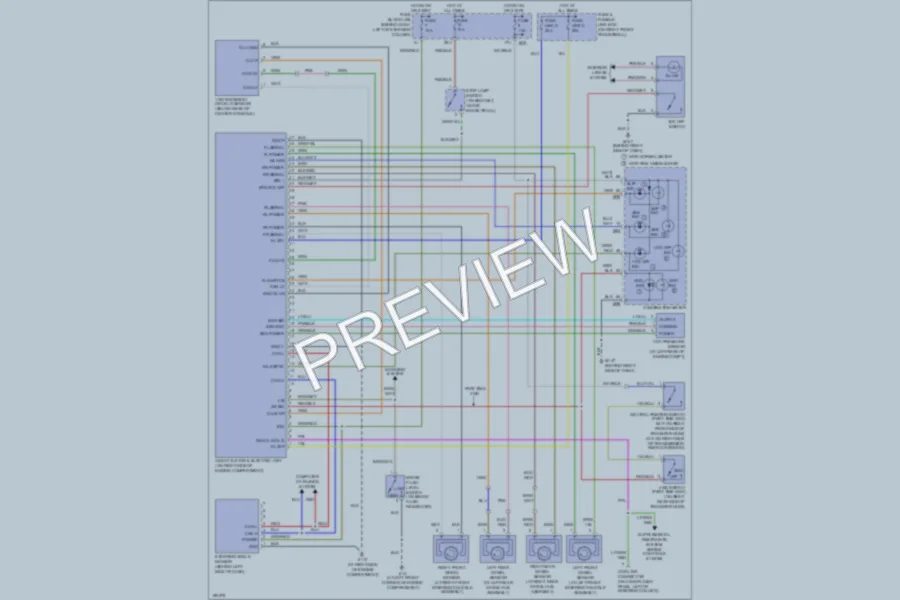 2004 Nissan Pathfinder Anti Lock Brakes wiring diagram preview