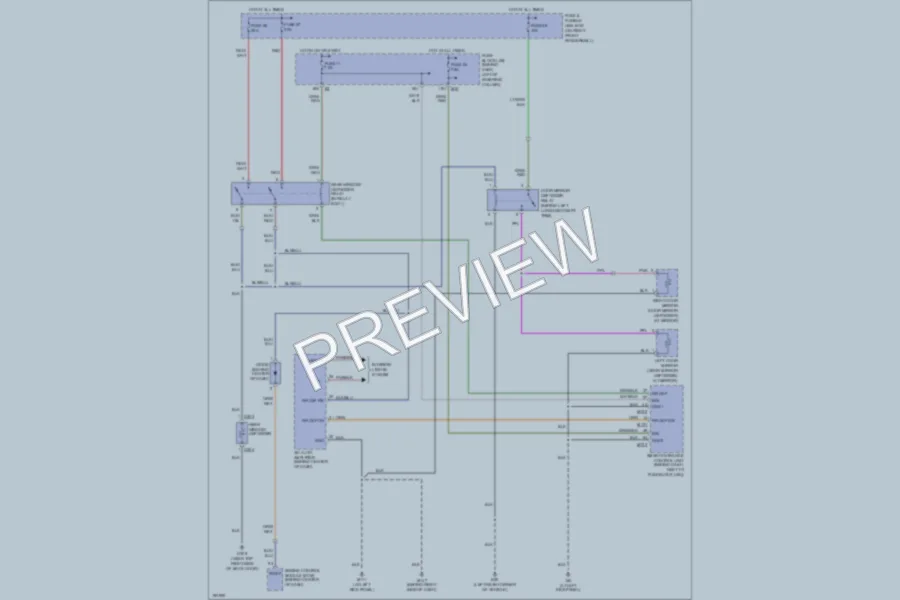 2004 Nissan Pathfinder Defoggers wiring diagram preview