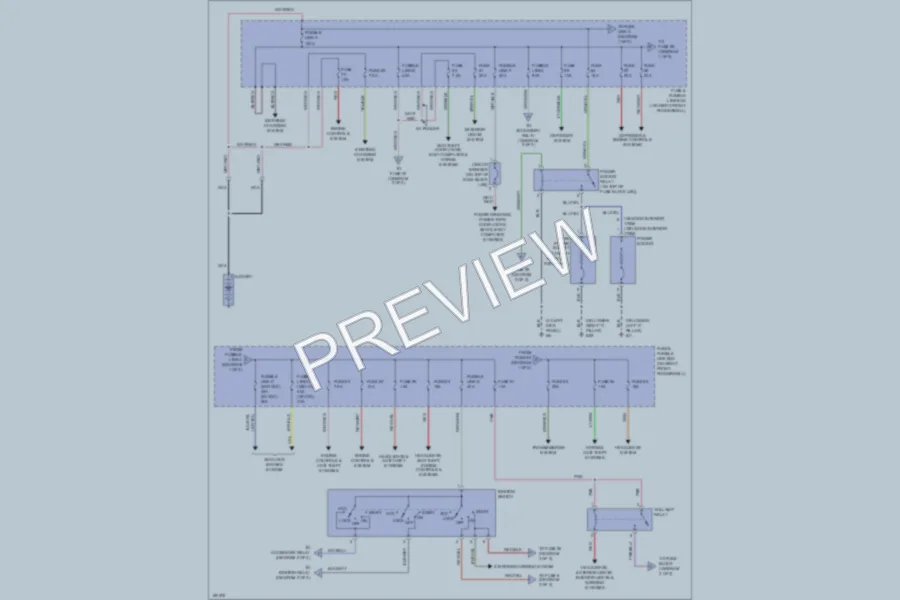 2004 Nissan Pathfinder Power Distribution wiring diagram preview
