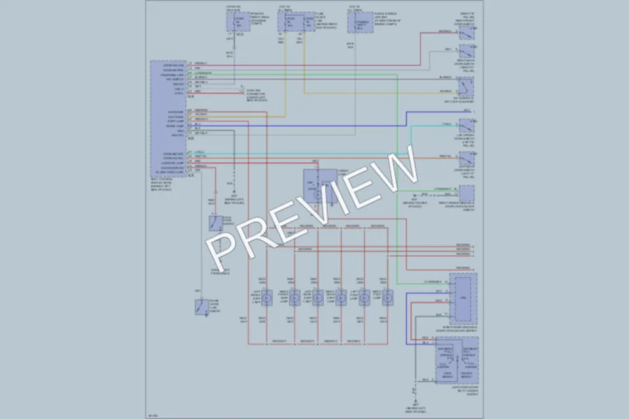 2004 Nissan PathfinderArmada Interior Lights wiring diagram preview