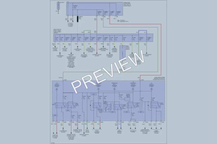 2004 Nissan PathfinderArmada Power Distribution wiring diagram preview