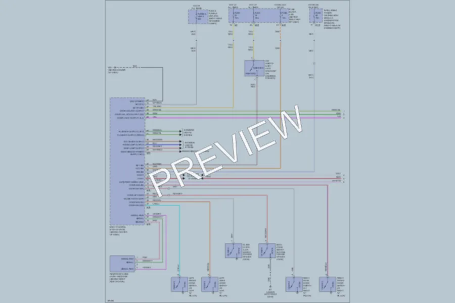 2004 Nissan PathfinderArmada Power Door Locks wiring diagram preview