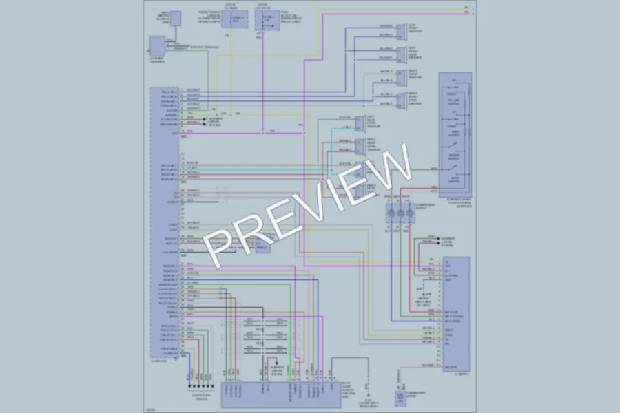 2004 Nissan PathfinderArmada Radio wiring diagram preview