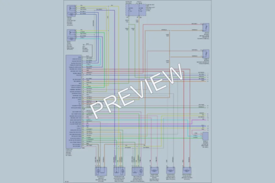 2004 Nissan Quest Air Conditioning wiring diagram preview