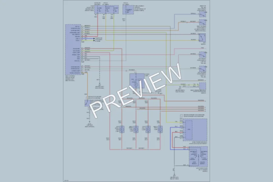 2004 Nissan Quest Interior Lights wiring diagram preview