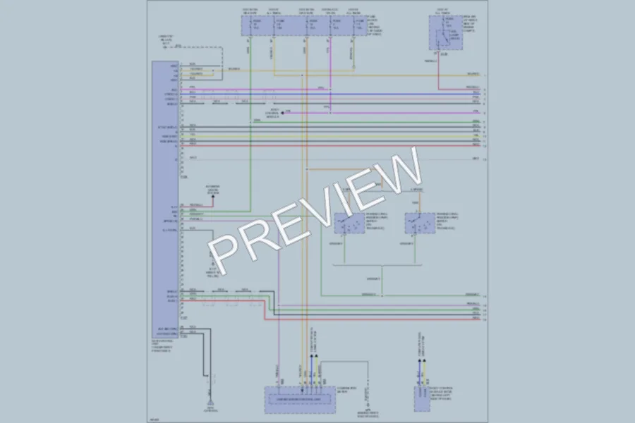 2004 Nissan Quest Navigation wiring diagram preview