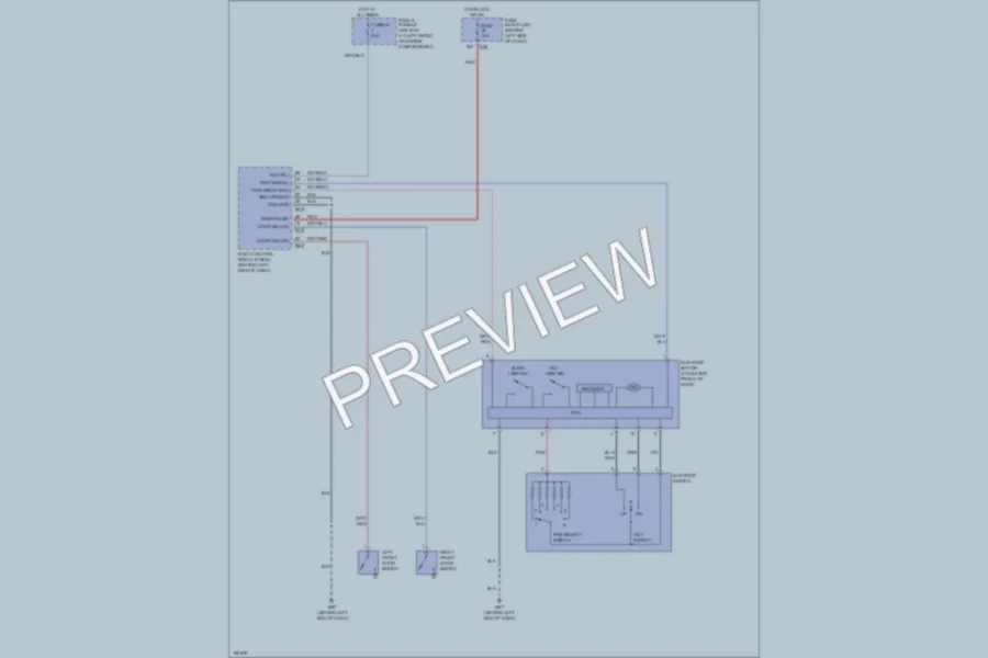2004 Nissan Quest Power Top Sunroof wiring diagram preview