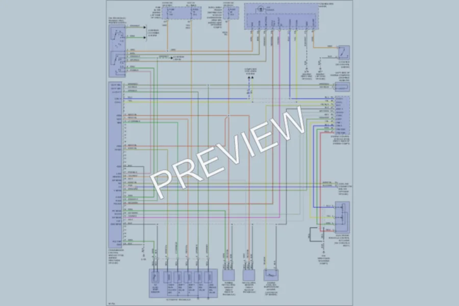 2004 Nissan Quest Transmission wiring diagram preview