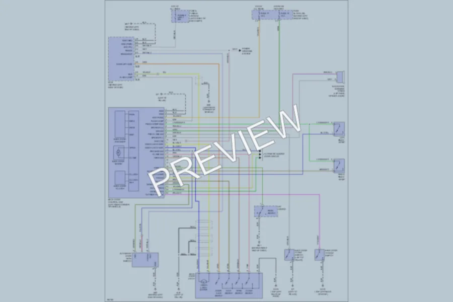 2004 Nissan Quest Trunk Tailgate Fuel Door wiring diagram preview