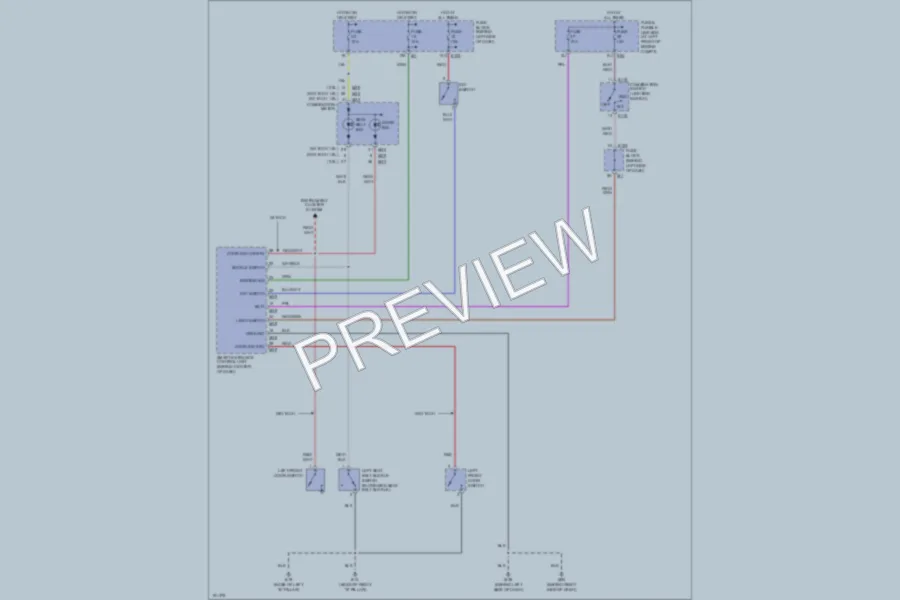 2004 Nissan Sentra Warning Systems wiring diagram preview