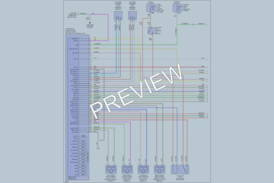 2004 Nissan Titan Anti Lock Brakes wiring diagram preview