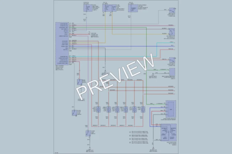 2004 Nissan Titan Interior Lights wiring diagram preview