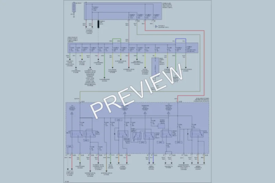 2004 Nissan Titan Power Distribution wiring diagram preview