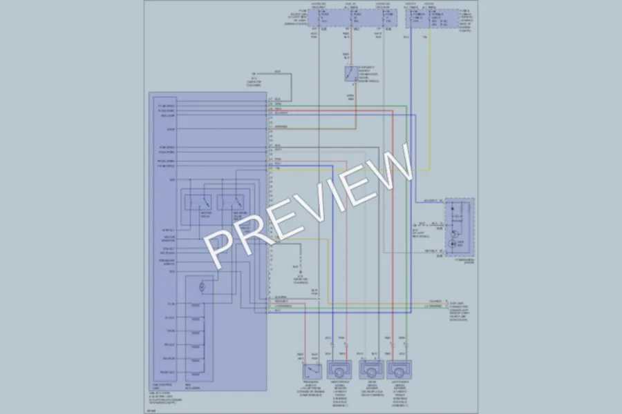 2004 Nissan Xterra Anti Lock Brakes wiring diagram preview